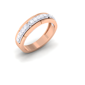 Igi แหวนเพชรที่ผ่านการรับรองสำหรับผู้หญิงทอง18K แข็งเพชรธรรมชาติแท้ของขวัญเครื่องประดับที่ทนทาน - Product Image 6