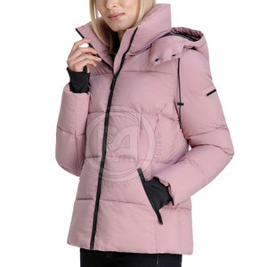 <b>Women</b> Hooded Puffer <b>Jacket</b> With <b>Lightweight</b> Insulation For Cold Weather Outdoor Activities And Daily Use - Product Image 2