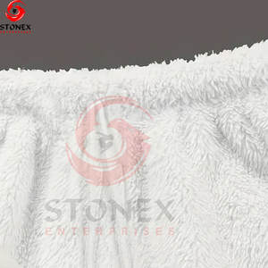 Shorts décontractés pour femmes en molleton 100% coton respirant à taille haute élastique avec logo personnalisé en gros - Product Image 3