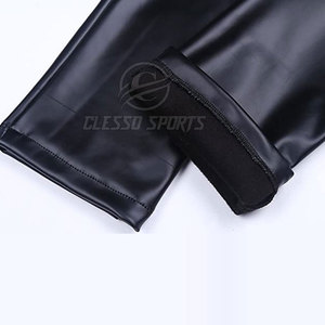 Reasonable Price Customized Logo Design <b>Men</b> Leather <b>Pant</b> Casual Wear Solid Color <b>Men</b> Leather <b>Pant</b> - Product Image 6