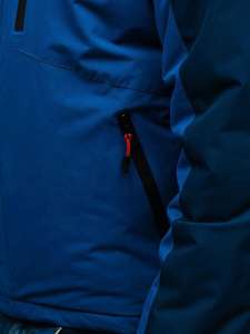 Veste bomber d'hiver softshell grande taille pour homme, coupe-vent, style décontracté, tissu zippé - Product Image 3