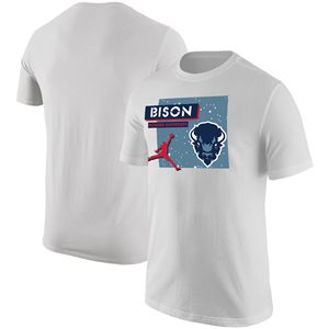 Camiseta de algodón Unisex Howard University BISON Custom HBCU Apparel Pantalla frontal Puff Print Estilo formal Pedidos a granel de punto - Product Image 1
