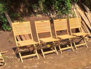 Folding <b>Chair</b> Teak Folding <b>Chair</b> Garden <b>Chair</b> - Product Image 2