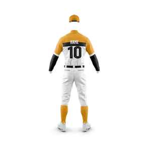 Uniforme de baseball de bonne qualité nouveau design à bas prix meilleur vendeur uniforme de baseball d'équipe avec logo personnalisé - Product Image 3