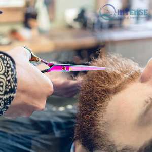 Juegos de tijeras de corte de pelo profesional, tijeras de adelgazamiento multifuncionales, tijeras rectas, herramientas de salón de acero inoxidable - Product Image 6