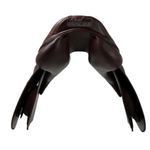 Silla de montar inglesa premium de cuero, equipo ecuestre, silla de salto. - Product Image 2