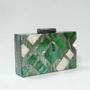 SCI luxe femmes résine époxy pochette sac à main mariée pochette sac à main style bohème mode fabriqué en inde - Product Image 4