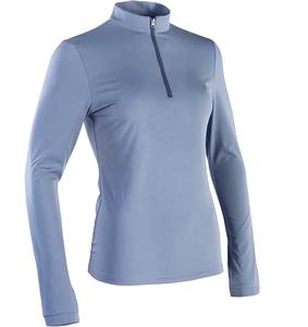 Couche de Base équestre de haute qualité pour femmes, couche de Base à fermeture éclair extensible avec le logo de votre marque - Product Image 2