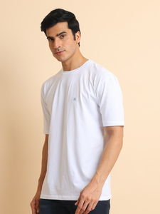 T-shirt à manches longues surdimensionné à la mode avec tenue de tous les jours extensible et confortable pour un look et un col rond - Product Image 4