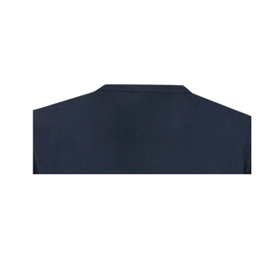 เสื้อยืดลำลองผู้ชายไซส์ใหญ่ ปักโลโก้ได้ตามต้องการ สีน้ำเงินเข้ม 220gsm ผ้าฝ้ายออร์แกนิค 100% ระบายอากาศได้ดี - Product Image 6