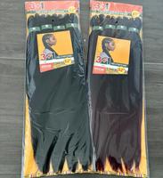 Prix d'usine 52" 4X Extensions de cheveux synthétiques pré-étirées texture Yaki facile à tresser au crochet pour cheveux africains Ombré