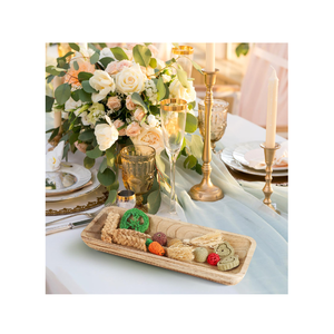 Bol à pâte en bois décoratif bol en bois artisanal décoratif haute qualité fruits et bol à pain en bois pâte - Product Image 5