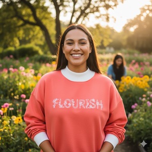 Sweat-shirt à col montant personnalisable pour femme, anti-boulochage, sans doublure, logo frontal, hauts décontractés pour l'entraînement, respirant, hiver - Product Image 1