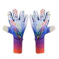 Guantes protectores de dedos de cuero para niños y adultos Guantes de portero de fútbol antideslizantes resistentes Color grueso
