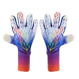 Guantes protectores de dedos de cuero para niños y adultos Guantes de portero de fútbol antideslizantes resistentes Color grueso - Product Image 5