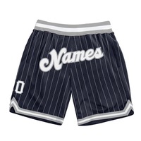 Pantalones cortos de baloncesto reversibles personalizados Pantalones cortos deportivos de malla para hombre Ropa deportiva transpirable de secado rápido para entrenamiento