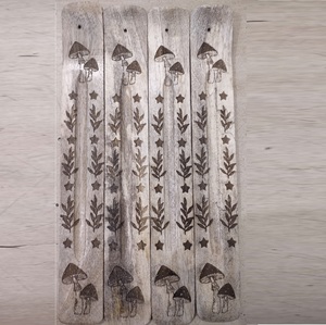 Quemadores de incienso de madera clásicos con compartimentos para un fácil almacenamiento y quema organizada a precio mayorista - Product Image 1