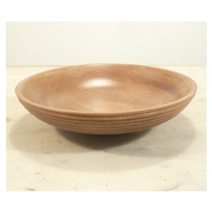 Grand bol en bois pour servir les aliments Nouveau style Bol de service en bois poli - Product Image 2