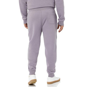 Pantalon de survêtement en coton doux pour hommes pantalon de survêtement en polaire léger d'hiver taille élastique confortable décontracté Style Sport respirant - Product Image 4