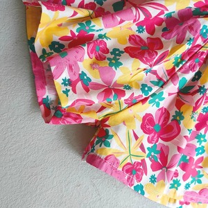 Nuevos pantalones cortos personalizados con flores florales para niñas, pantalones cortos de playa de pierna ancha, pantalones cortos de verano para niños 2024 - Product Image 5