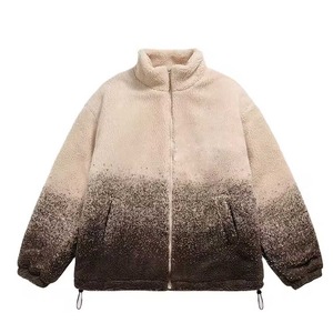 Chaqueta de forro polar Sherpa de diseño personalizado Chaqueta de tendencia de nuevo estilo acolchado Chaqueta de invierno - Product Image 1