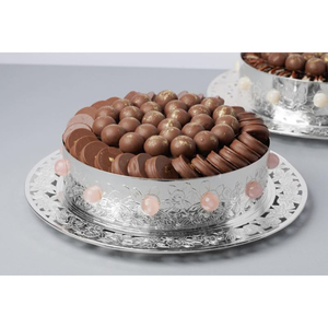 Vente en gros de dessus de table pour la maison bol de service pour desserts bol à chocolat en métal argenté de la meilleure qualité pour la maison ou l'hôtel - Product Image 1