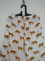 Ensemble de pyjama d'été pour femmes élégant et luxueux à imprimé tigre 100% coton - Vêtements de nuit confortables faits à la main en Inde