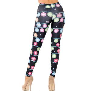 Legging de gymnastique taille haute pour femmes de qualité supérieure sur mesure vêtements de Fitness Style décontracté matériel en soie respirant Logo taille - Product Image 3
