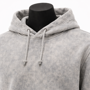 Conjunto Deportivo con Sudadera con Capucha en Color Gris Lavado al Ácido |   Conjunto Deportivo de Dos Piezas de Felpa Vintage de Algodón y Poliéster |   Conjunto de Ropa Urbana Unisex OEM ODM - Product Image 5