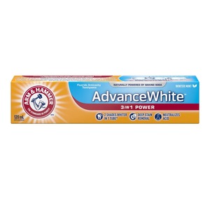 Arm & Hammer Dentifrice blanchissant à base de plantes 125ml extra blanc pour usage domestique Aide à éliminer les taches et à protéger l'émail - Product Image 4