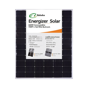 แผงโซลาร์เซลล์ Energizer Solar 600W โมโนคริสตัลไลน์ BIPV พร้อมแผ่นหลังสีขาวรับรองมาตรฐาน TUV - Product Image 2