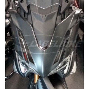 Autocollants 3D pour moto Labelbike Yamaha TMAX 530 Carbon 2017-2019, compatibles avec la partie avant, Italie - Product Image 2