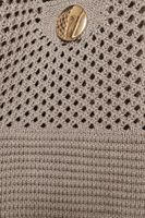 Bolso de Hombro Tejido de Poliéster para Mujer, Estilo Boho Chic, Casual, Hecho a Mano, de Ganchillo, para Playa, Verano, Gran Capacidad, Sin Forro