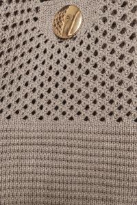 Sac fourre-tout d'épaule en polyester tricoté pour femme, style bohème chic, fait main au crochet, grande capacité, non doublé, idéal pour l'été et la plage - Product Image 6