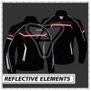 Chaqueta de Motocicleta Corta de Textil para Hombre, Fabricante OEM, Ropa Ligera para Conducción Urbana, para Exportación a Granel - Product Image 4
