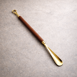 Calzador, Calzador de mango largo, Calzador de madera, Calzador de latón, Calzador de lujo, Calzador premium - Product Image 2