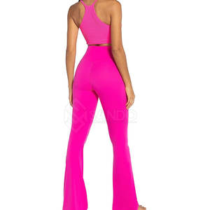 กางเกงผ้าพลุน้ำหนักเบาสำหรับผู้หญิง, กางเกงสตรีทเอวกลางยางยืดพร้อมด้านหน้าแบนระบายอากาศสำหรับวิ่งในฤดูหนาว - Product Image 3