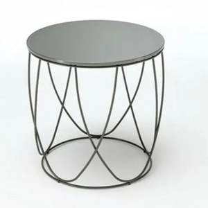 Taburete Minimalista de Hierro Metálico, Ecológico, Multifuncional, Acabado Gris, para Decoración del Hogar, Sala de Estar, Otomana y Herramientas - Product Image 1