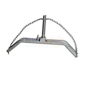 Instrumentos de veterinaria duraderos, Extractor de Piel de vaca, mango largo, borde romo de acero inoxidable, tecnología quirúrgica - Product Image 3