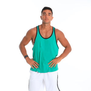 Fitness Running Chaleco Deportes al aire libre Tanque Hombres Imprimir Marca Algodón Tank Tops Hombre Gimnasio Sin mangas - Product Image 1