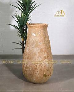 Atlantis AN089H110DYA amarillo oscuro antiguo hogar maceta diseño moderno para plantar jardín y mini decoración de paisaje - Product Image 2