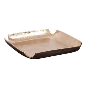 Plateau de service en aluminium fait à la main avec poignée parfait pour les collations et les boissons de table des hôtels et des restaurants à la maison - Product Image 3