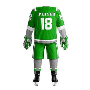 Ensemble de hockey sur glace pour hommes en polyester 100% confortable personnalisé, disponible en tailles personnalisées, respirant et durable - Product Image 3