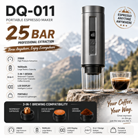 Machine à expresso portable pour les voyages d'affaires, mini cafetière avec batterie 9600mAh, chauffage rapide, fabrication OEM