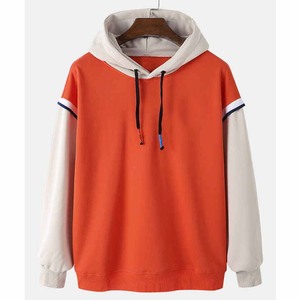 Personnalisé Hiver Nouvelle Mode À Capuche Casual Sweat À Capuche Patchwork Couleur Hommes À Capuche Plus Polaire Ensemble 2026 Hot Design hoodies - Product Image 1
