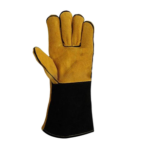 ถุงมือเชื่อมหนังถุงมืออุตสาหกรรมหนังฝ่ามือเดี่ยวเพื่อความปลอดภัยใน2025 - Product Image 3