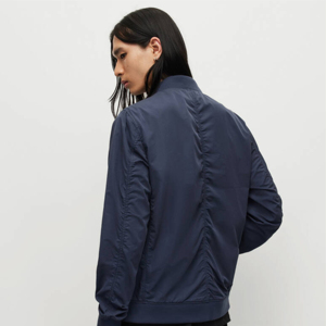 <b>Lightweight</b> Polyester Bomber <b>Jacket</b> for Men OEM Custom Logo Stand Collar Winter <b>Jacket</b> with Zip Design Men Bomber <b>Jacket</b> - Product Image 3