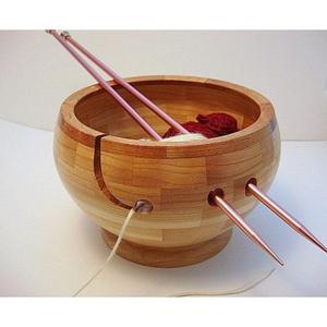 Bol de fil élégant de conception créative bols à tricoter personnalisables en bois durable bol de fil bon marché décoratif de style multifonction - Product Image 6