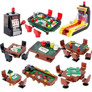 อุปกรณ์เสริมสำหรับเลโก้ Moc เกมธีมคาสิโน ห้องสำหรับความสนุกสนานและการเล่น - Product Image 3