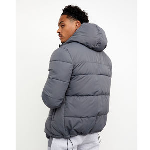 Chaqueta acolchada personalizada de la mejor calidad para hombre, abrigo de invierno brillante con cuello levantado, estilo promocional de moda - Product Image 6